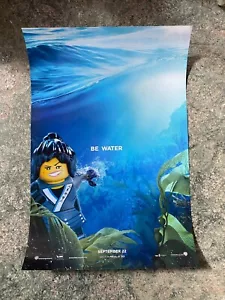 LEGO NINJAGO - 11,5""x17"" Original Promo Film Poster 2017 BE WASSER Charakter - Bild 1 von 1