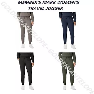 MEMBER'S MARK WOMEN'S TRAVEL JOGGER PANT~MULTIPLE COLOR & SIZE NEW - Picture 1 of 48