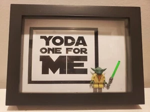 Yoda one for me • 8"x6" Shadowbox Rahmen - Bild 1 von 2