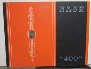 Folleto de ventas Nash Dealer Prestige Color 1935 400 modelos sedán Victoria cupé - Imagen 1 de 5