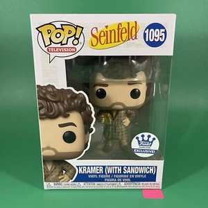 Pop! Television Seinfeld Funko Shop Exclusive Kramer With Sandwich #1095 - Picture 1 of 12