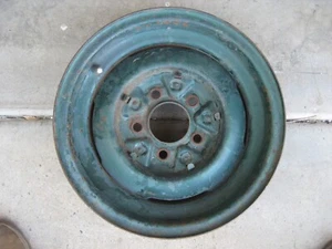 1949 1950 1951 1952 1953 1954 1955 CADILLAC STEEL RIMS 15"x6" BOLT PATTERN 5"x5" - Picture 1 of 19