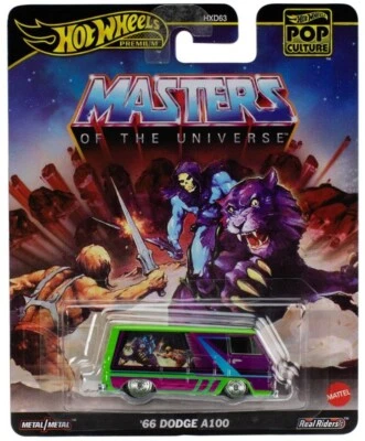 NEW Hot Wheels Pop Culture JBL69 Masters of the Universe 1966 DODGE A100 1:64 - Изображение 1 из 3