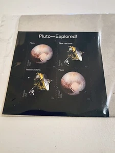 PLUTO USPS EXPLORED SOUVENIR SHEET FOREVER STAMPS 2016 - Picture 1 of 2