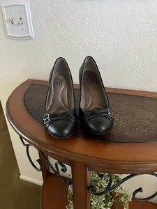 ladies shoes size 9 black - Picture 1 of 3