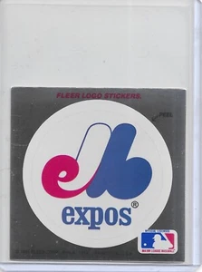 1991 Fleer Ultra Baseball Team Logo Stickers Montreal Expos Insert Card NNO - Picture 1 of 1