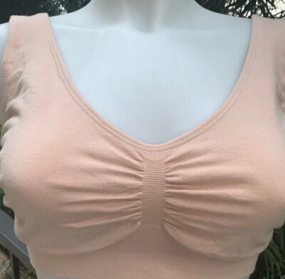 Новый с Ярлыками-Amoena #44676 (off-wht) или 44677 роза голая или 44418 голая бесшовная мастэктомия - Изображение 1 из 4