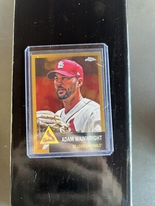 Adam Wainwright 2022 Topps Chrome Platinum #232 Gold Refractor /50