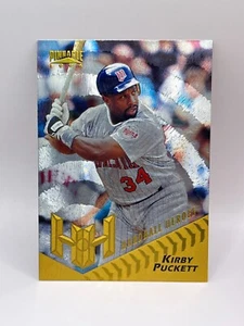Pinnacle Starburst #168 1996 Kirby Puckett Twins Salón de la fama Dufex Minnesota Twins - Imagen 1 de 2