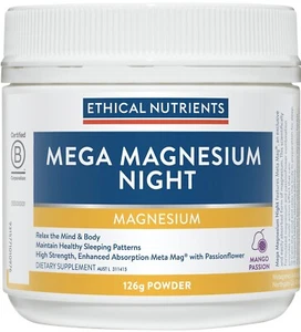 Ethical Nutrients Mega Magnesium Night 126g - Picture 1 of 1