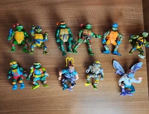 Lot Of 11 Vintage TMNT Teenage Mutant Ninja Turtles Figures 90's Playmates - Picture 1 of 10
