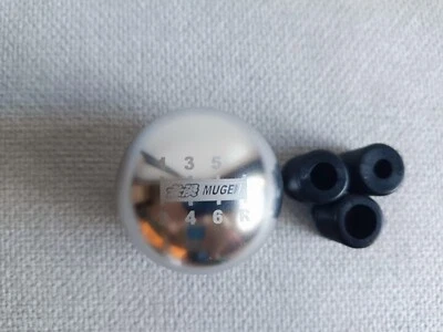 MUGEN CHROME 6SP shift gear knob HONDA CIVIC TYPE R EP3 FN2 FK S2000 ACCORD VTEC - Image 1 of 4