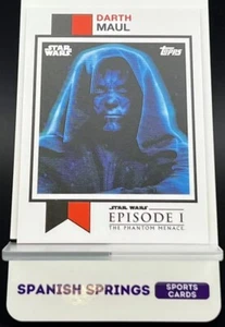 DARTH MAUL • 2024 Topps Throwback Thursday Star Wars • 14 • SP • Image Variation - Picture 1 of 2