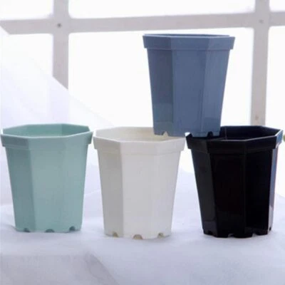 1Pcs Plastic Square Plant Flower Pot Succulent Plant Pots Container Home Garden - Image 1 of 4