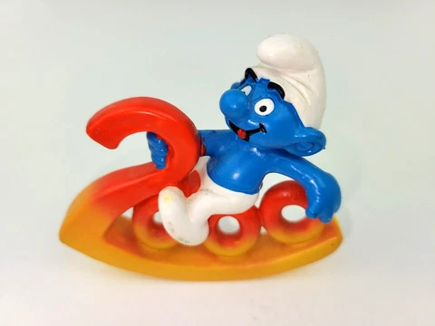 Smurfs Millennium Smurf Year 2000 Figurine Peyo Toy PVC Cover