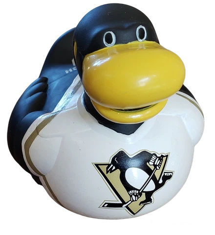 ICEBURGH NHL Pittsburgh Penguins Mascot Rubber Duck Cover