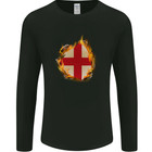 The St Georges Cross English Flag England Mens Long Sleeve T-Shirt