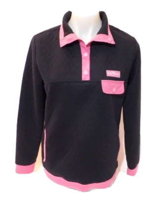 Толстовка женская Simply Southern маленькая синяя розовая наполовину застежка полиэстер хлопок - Изображение 1 из 4