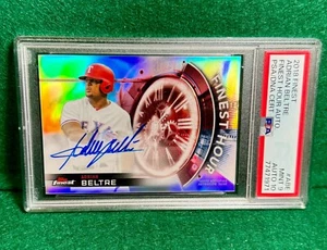 2018 Topps Finest ADRIAN BELTRE Finest Hour Autograph SP #ABE PSA MINT 9 AUTO 10 - Picture 1 of 2