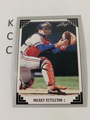 1991 Leaf Baseball #322 Mickey Tettleton Detroit Tigers - Image 1 of 2