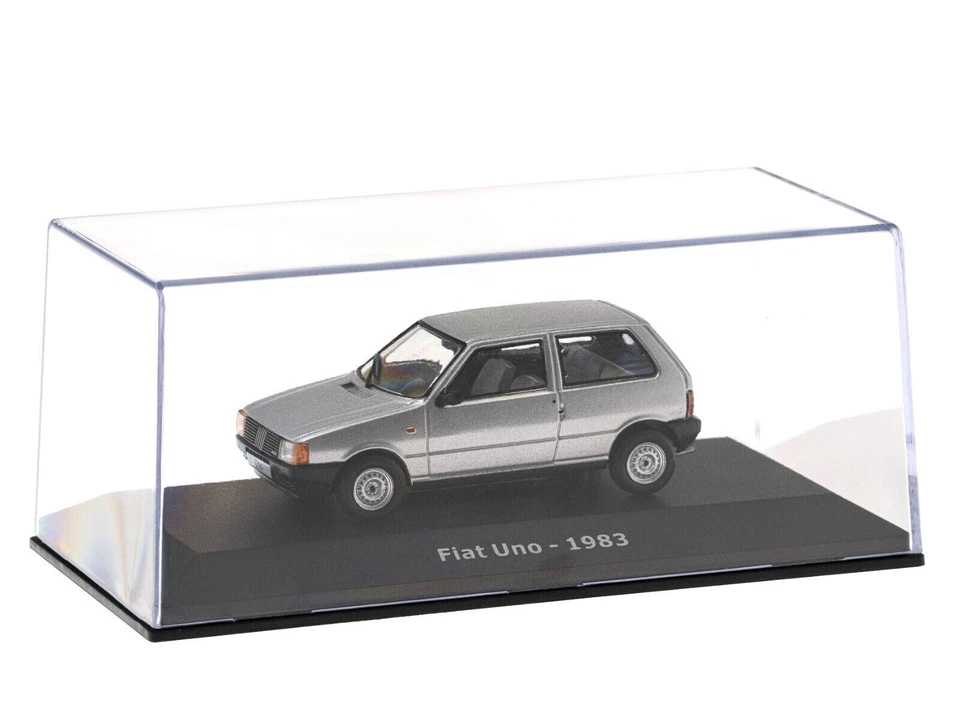 FIAT UNO 1983 SILVER IXO ALTAYA ABADD153 1/43 1:43 CLASSIC CAR COLLECTION LHD - Photo 1/3