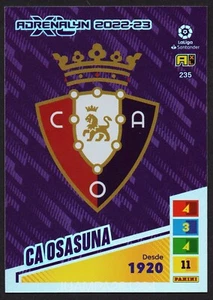 ESCUDO #235 CA OSASUNA 2022-23 CROMO PANINI ADRENALYN XL LA LIGA 22/23 - Picture 1 of 2