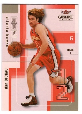 2003-04 FLEER GENUINE INSIDER DAN DICKAU CARD #57   **NM-MT**  ATLANTA HAWKS - Image 1 of 2
