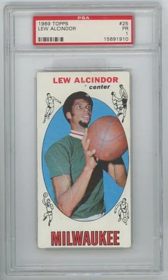 Topps 25 Alcindor RC 1969 PSA 1 664424  Foto 1 de 3