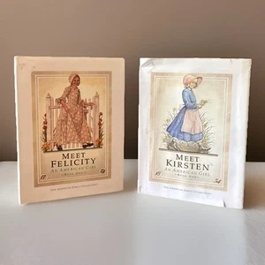 Vintage American Girl Meet Kirsten And Meet Felicity Books 1986 π - Picture 1 of 10