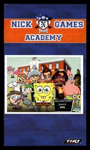 Nick Games Academy Promo Insert (Sony PlayStation 2 / Nintendo GameCube) - Bild 1 von 2