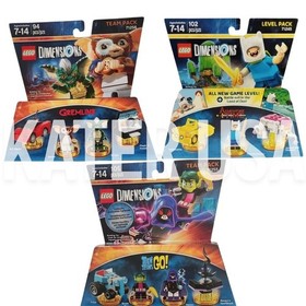 LEGO Dimensions Gremlins & Adventure Time Level & Team & Teen Titans Go Bundle