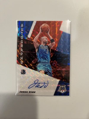 Autógrafos de mosaico Panini 2019-20 Jason Kidd - #AM-JKD - Choice Fusion Red Foto 1 de 4