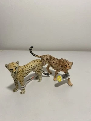 Casal de chitas Schleich aposentado - Imagem 1 de 4