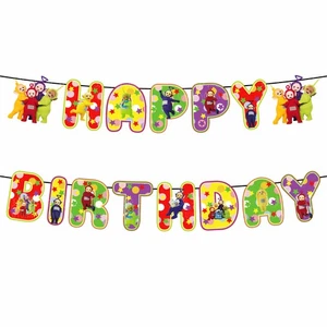 Teletubbies Birthday Party Decor Supplies Banner for Kids Gifts Decorations - Picture 1 of 2