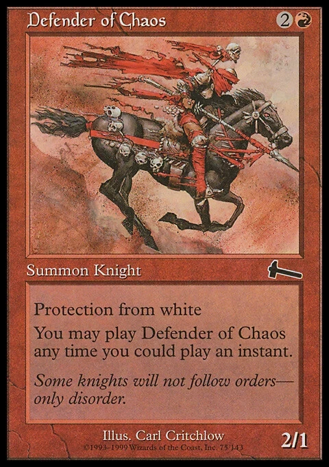 Defender of Chaos Urza's Legacy MTG LP - Image 1 of 1