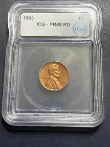 1963 Lincoln Memorial Cent PR69 ICG - Picture 1 of 5