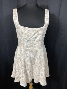 Antonio  Melanie Beige Sundress With Gold Accents - Picture 1 of 6