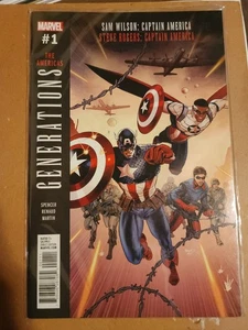 Generations #1 The Americas (2017) Marvel – Sam Wilson & Steve Rogers Captain - Imagen 1 de 2