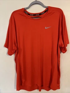 NIKE Dri-Fit Shirt Laufen Training Outdoor Stretch Orange Herren XXL 2XL - Bild 1 von 6