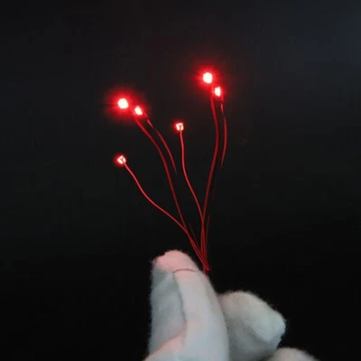 10X Wired Micro LED Pre-Soldered 0402,0603, 0805,1206   Copper Wire Lights - Image 1 of 4