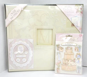 K&Company La Boutique Chateau Scrapbook Kit 12x12 Album Adesivi Matrimonio Carte - Foto 1 di 21