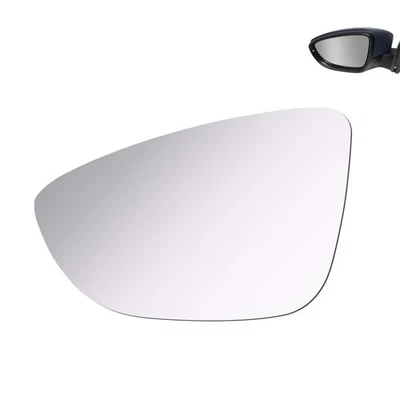 Mirror Glass Replace For 2009-2017 Volkswagen CC Left Side LH Adhesive Flat 4307 — 第 1/4 张图片