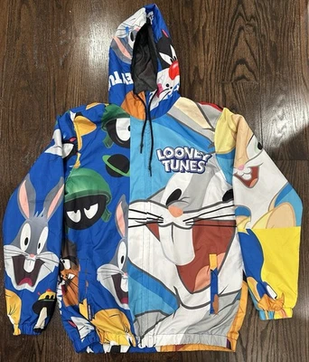 LOONEY TUNES MEMBERS ONLY JACKET ALL OVER PRINT AOP SIZE SMALL S - Image 1 of 4