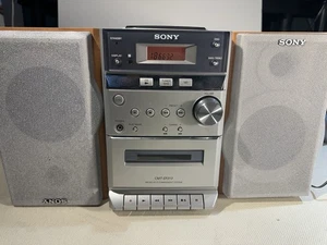 SONY HCD-EP313 Mini HiFi Stereo System Radio CD Player Cassette Tape Tested Work - Picture 1 of 9