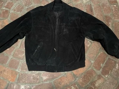 Abrigo Croft & Barrow Cuero Gamuza Negro Talla XL Foto 1 de 4