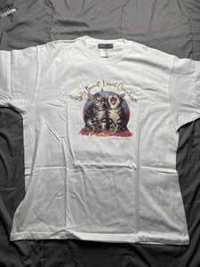 Camiseta De Colección Eden Lane Cat Jellybeans? I Want Chocolate Blanco Talla XL - Imagen 1 de 4