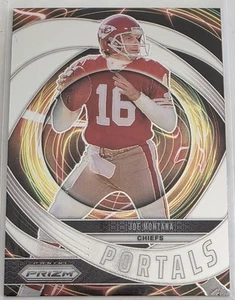 Joe Montana 2024 Panini Prizm Portals #1 Kansas City Chiefs HOF - Bild 1 von 2