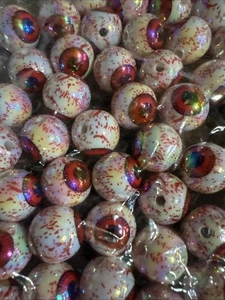 Menge 20 Augapfel 16 mm Perlen passen Stifte für Halloween! - Bild 1 von 1