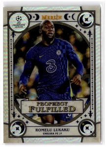 2021-22 Merlin Chrome UEFA Champions Romelu Lukaku #PF-13 Prophecy Fulfilled - Picture 1 of 2