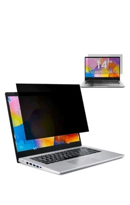 14 Inch 16:9 Computer Privacy Screen Filter for Widescreen Monitor Anti-Scratch  - Image 1 of 4